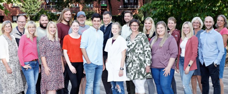 Gruppe aus verschiedenen Fachkräften des Christophorus-Werkes.